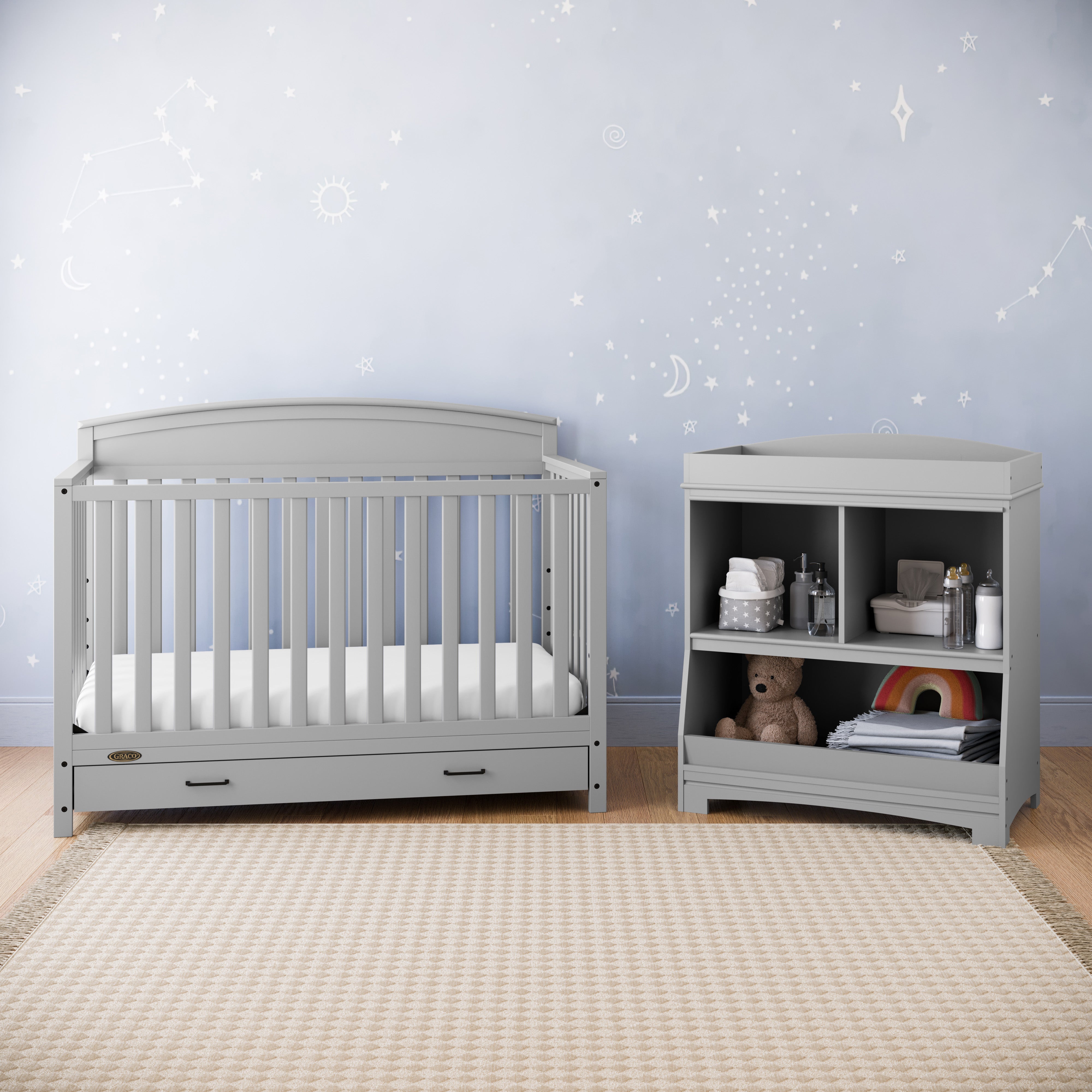 Graco® Benton 5-in-1 Convertible Crib with Drawer.