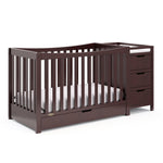 Graco® Remi™ 4-in-1 Convertible Crib and Changer with Drawer.