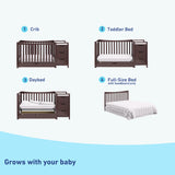Graco® Remi™ 4-in-1 Convertible Crib and Changer with Drawer.