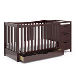 Graco® Remi™ 4-in-1 Convertible Crib and Changer with Drawer.