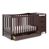 Graco® Remi™ 4-in-1 Convertible Crib and Changer with Drawer.