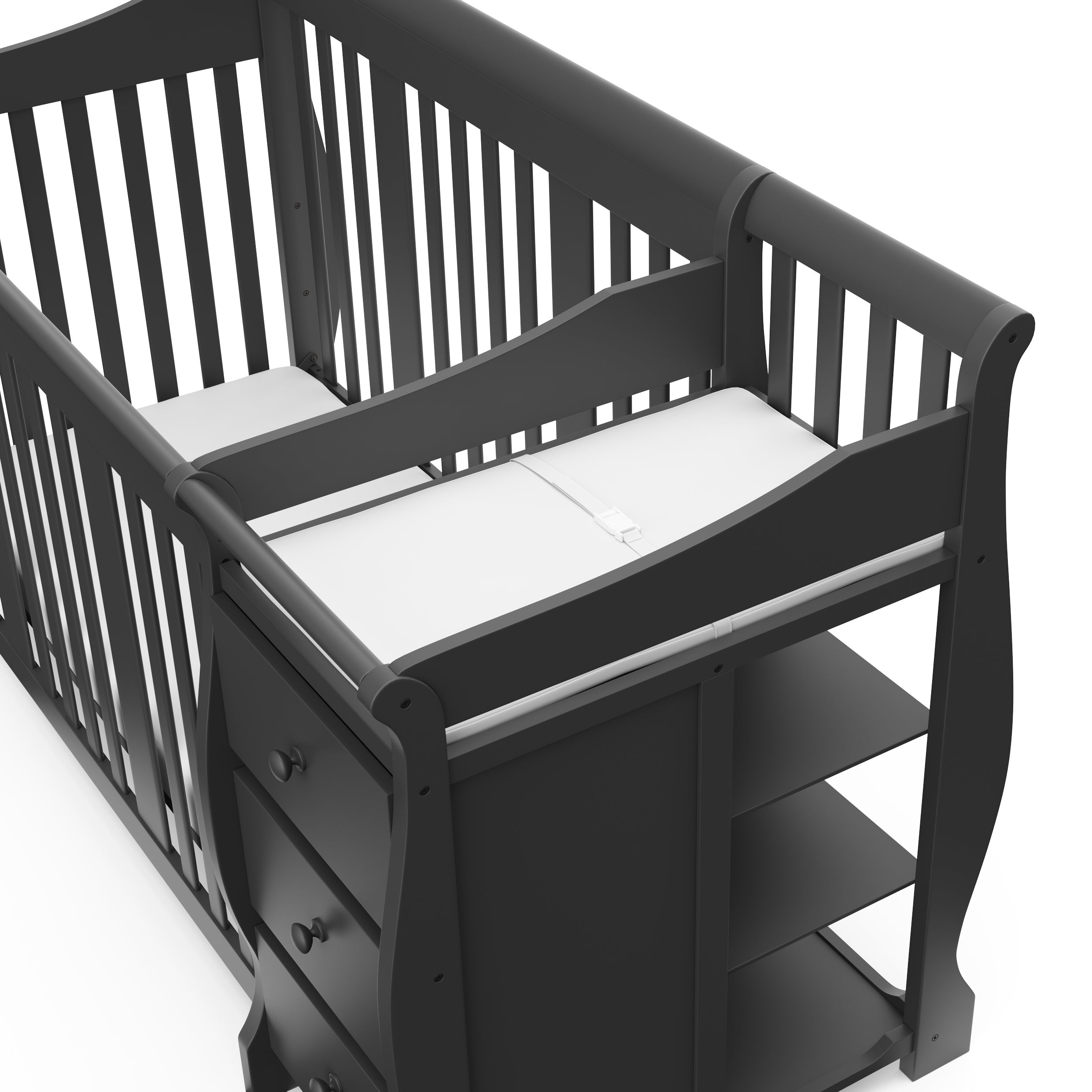 Storkcraft® Portofino 5-in-1 Convertible Crib and Changer.