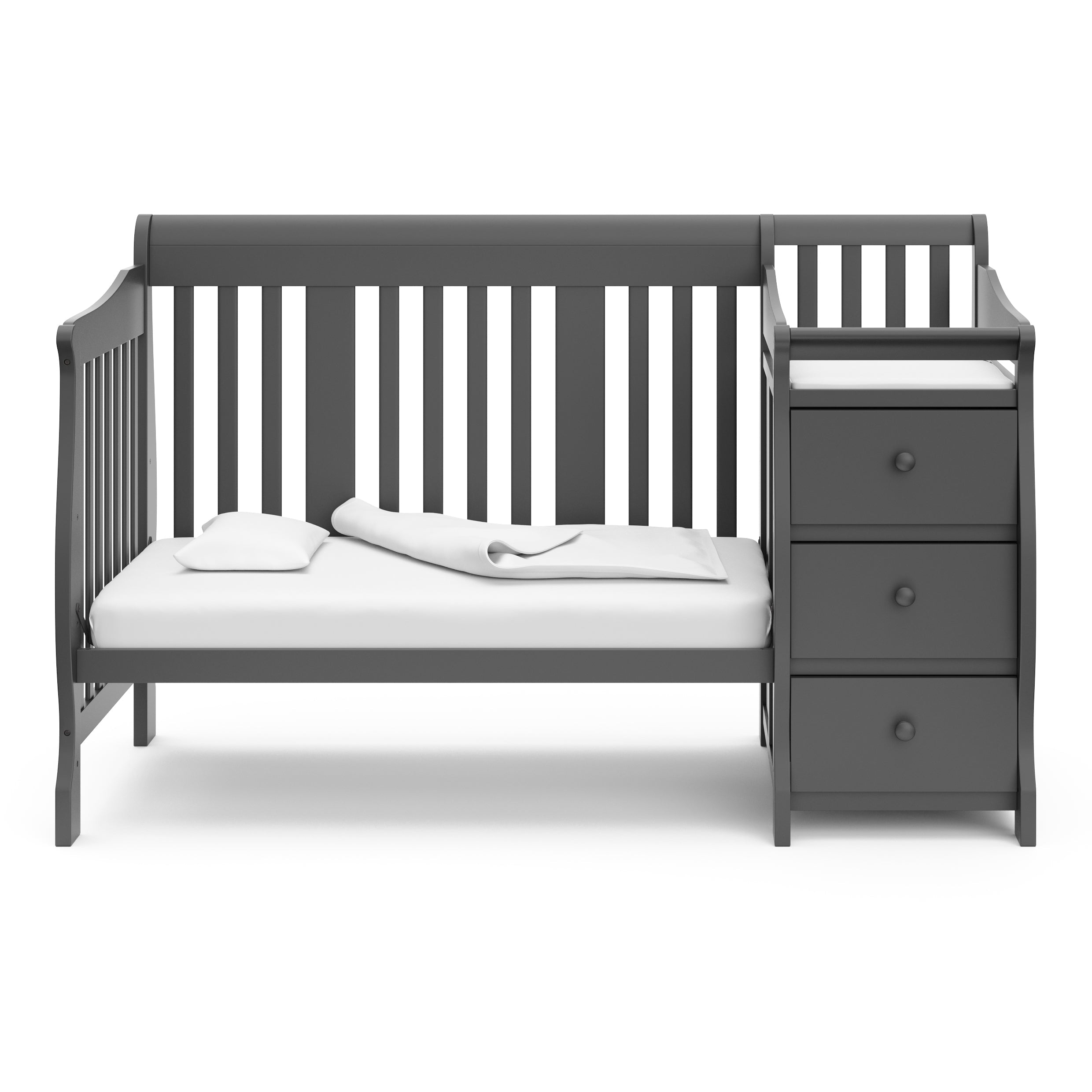Storkcraft® Portofino 5-in-1 Convertible Crib and Changer.