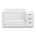 Graco® Hadley 5-in-1 Convertible Crib and Changer with Drawer.