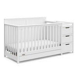 Graco® Hadley 5-in-1 Convertible Crib and Changer with Drawer.