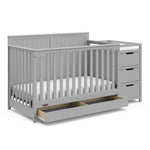 Graco® Hadley 5-in-1 Convertible Crib and Changer with Drawer.