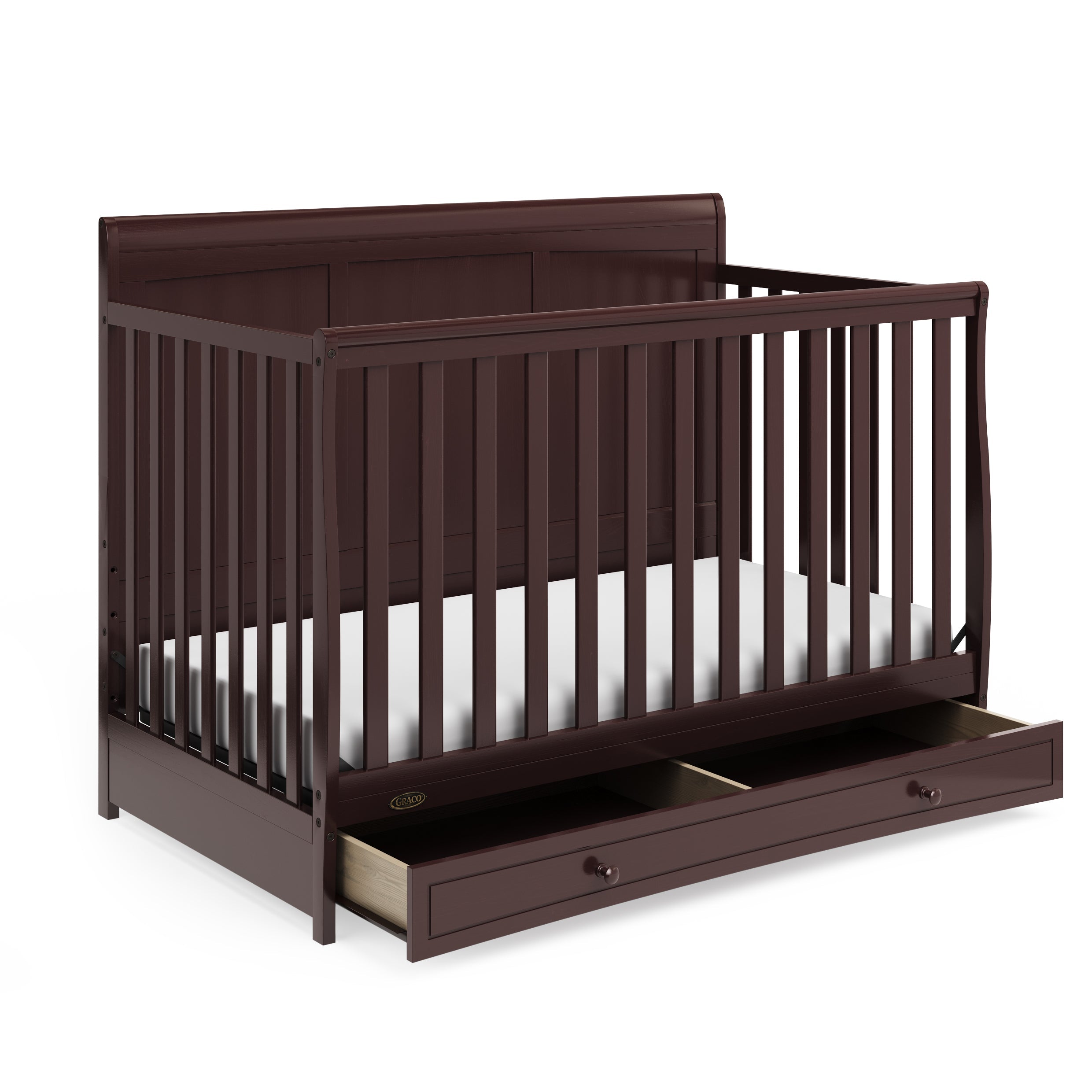 Graco® Asheville 4-in-1 Convertible Crib with Drawer.