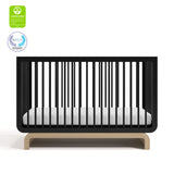 Santorini black with driftwood crib with GGG and PTPA logos on top left