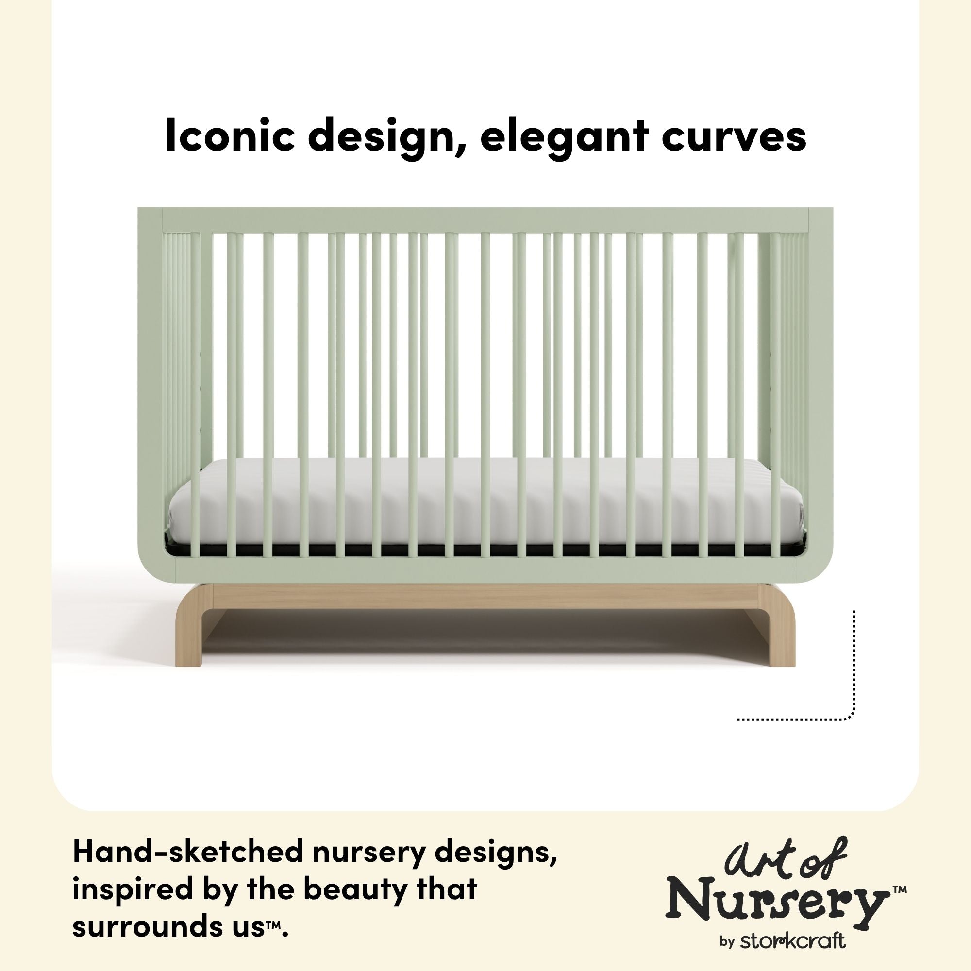 Santorini sage with driftwood crib style callout