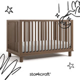 Lit bébé convertible 3 en 1 Storkcraft® Sicily Deluxe avec barrière de sécurité pour tout-petits