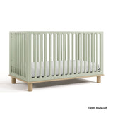 Sicily sage with driftwood crib with 2025 Storkcraft copyright on bottom right