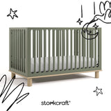 Lit bébé convertible 3 en 1 Storkcraft® Sicily Deluxe avec barrière de sécurité pour tout-petits