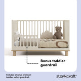 Lit bébé convertible 3 en 1 Storkcraft® Sicily Deluxe avec barrière de sécurité pour tout-petits