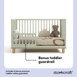 Lit bébé convertible 3 en 1 Storkcraft® Sicily Deluxe avec barrière de sécurité pour tout-petits