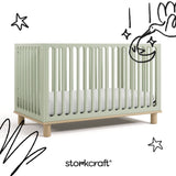 Lit bébé convertible 3 en 1 Storkcraft® Sicily Deluxe avec barrière de sécurité pour tout-petits