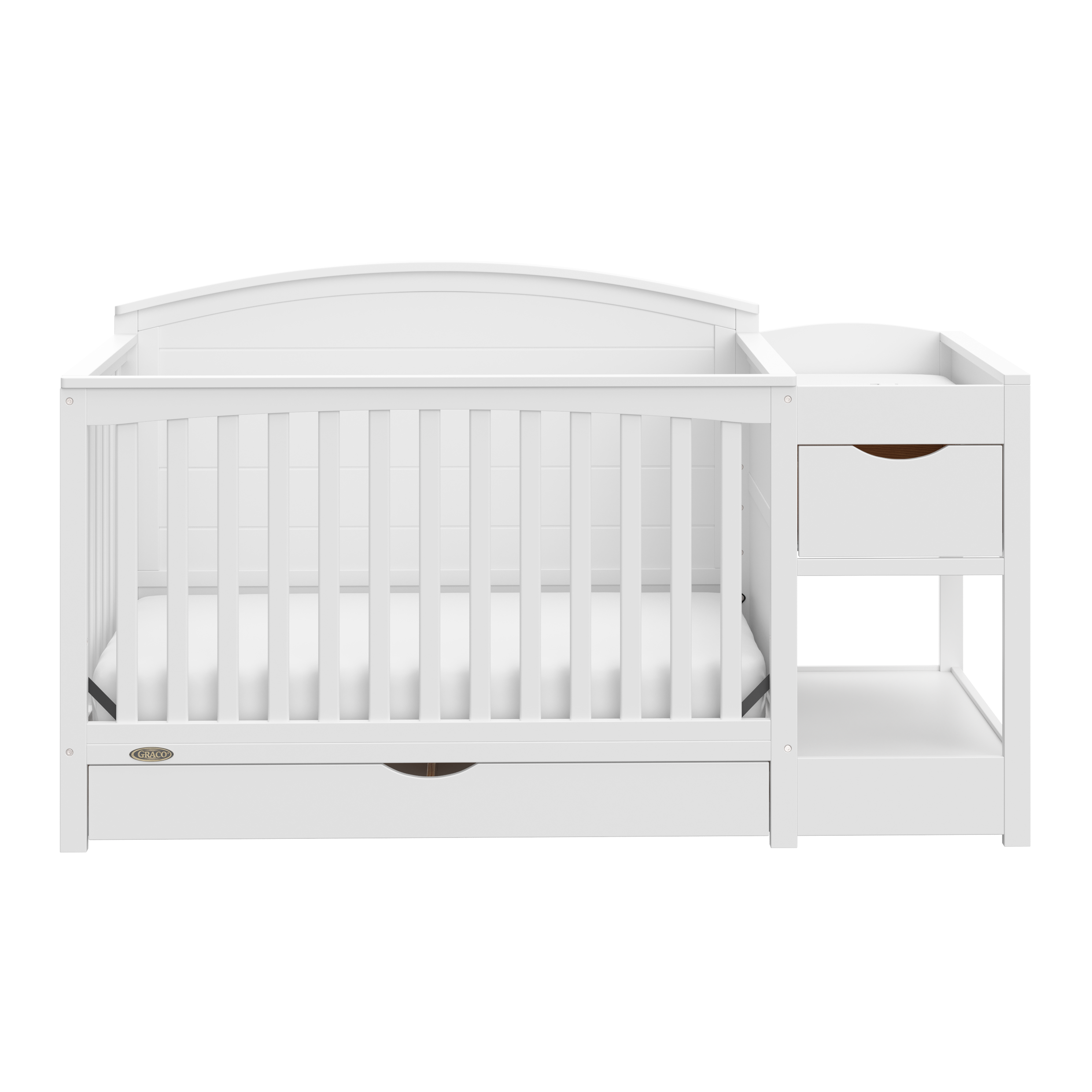 Graco® Bellwood™ 5-in-1 Convertible Crib and Changer.