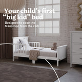 Bailey white toddler bed callout
