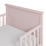 Bailey blush toddler bed close up of headboard