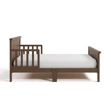 Bailey hazelnut toddler bed side view