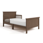 Bailey hazelnut toddler bed angle view