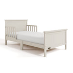 Bailey frosted oat toddler bed angle view