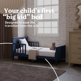 Bailey midnight blue toddler bed callout