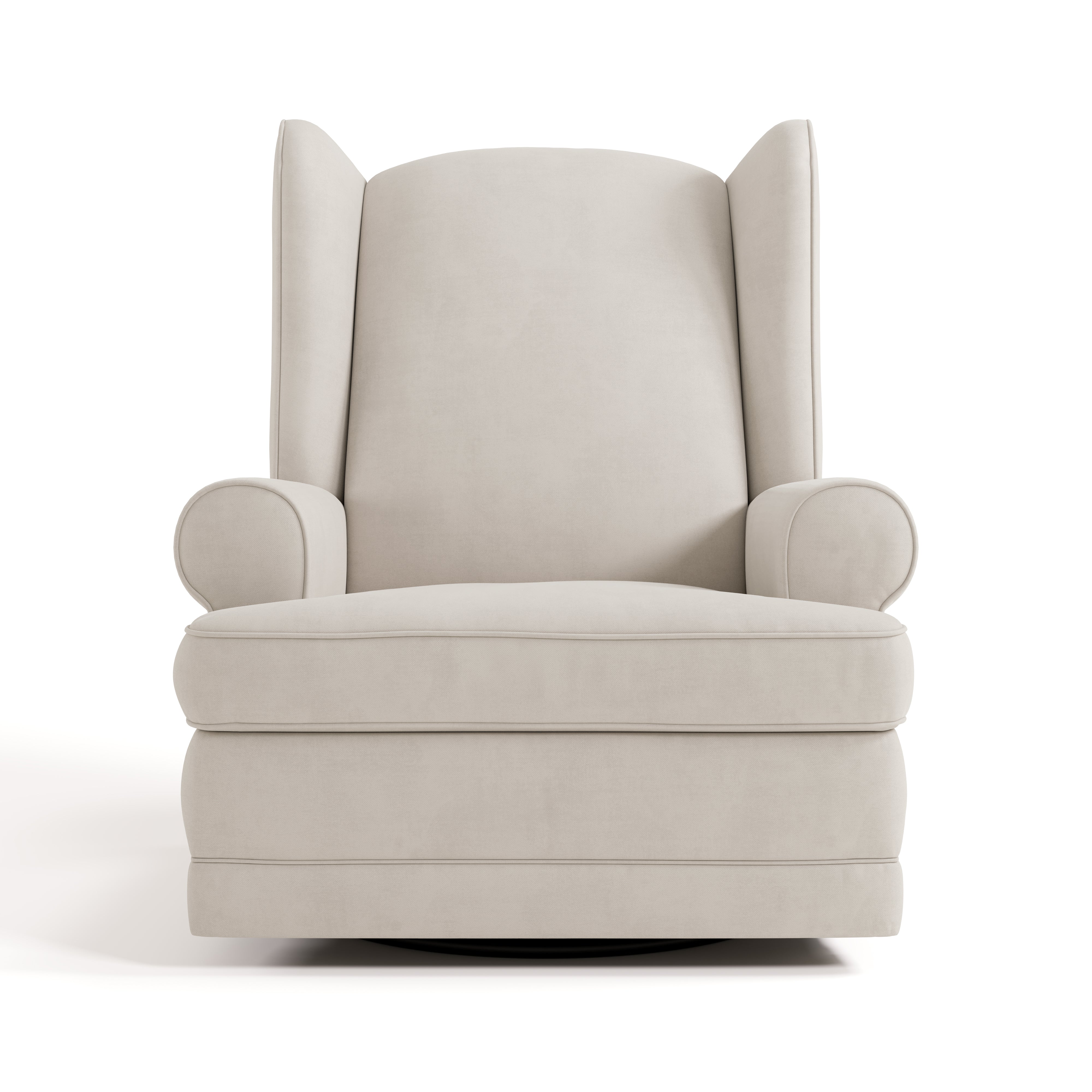 Storkcraft® Serenity Wingback Upholstered Recliner Glider.