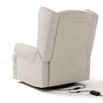 Storkcraft® Serenity Wingback Upholstered Recliner Glider.