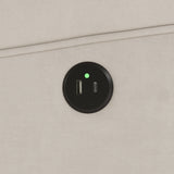 Storkcraft® Serenity Wingback Upholstered Recliner Glider.