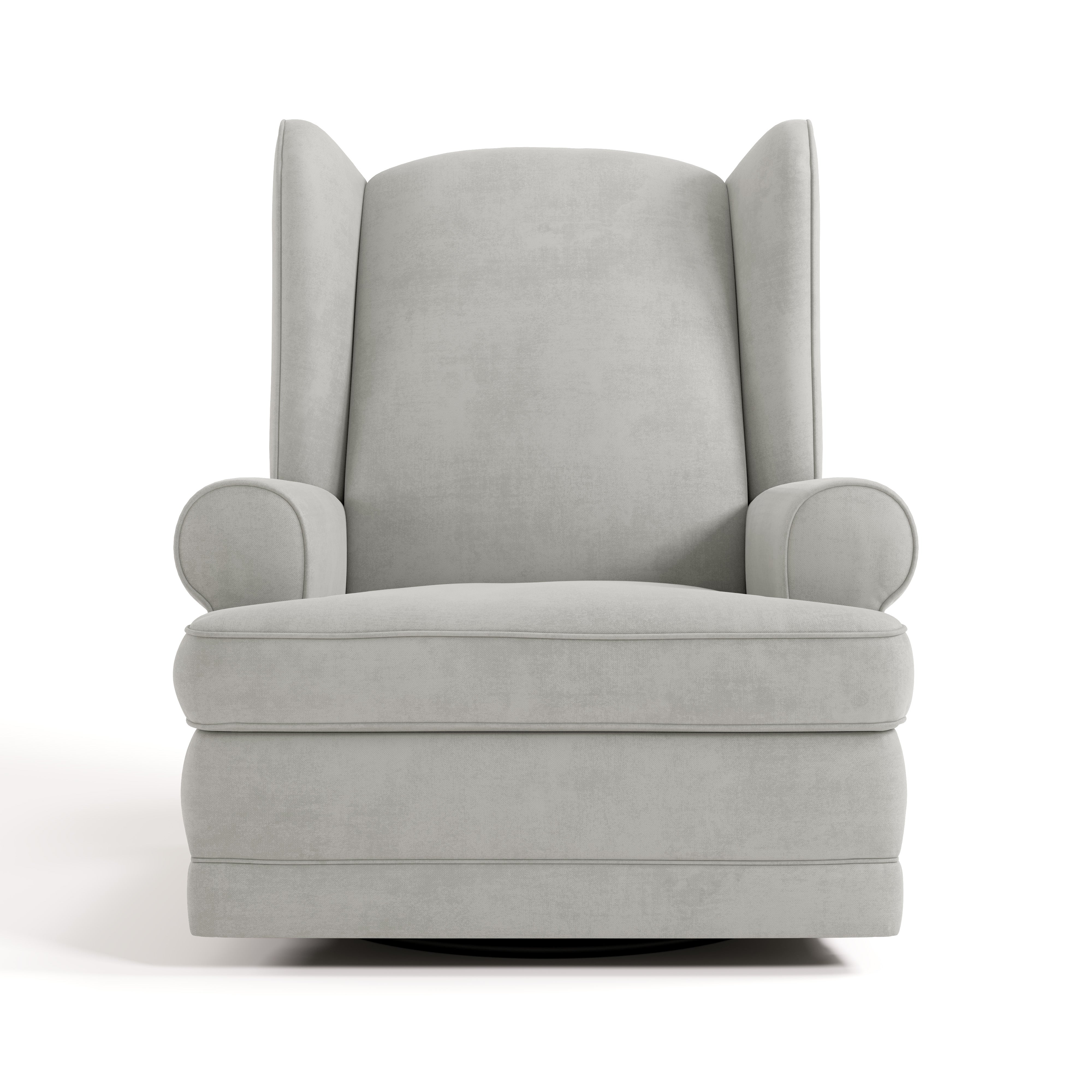 Storkcraft® Serenity Wingback Upholstered Recliner Glider.