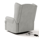 Storkcraft® Serenity Wingback Upholstered Recliner Glider.