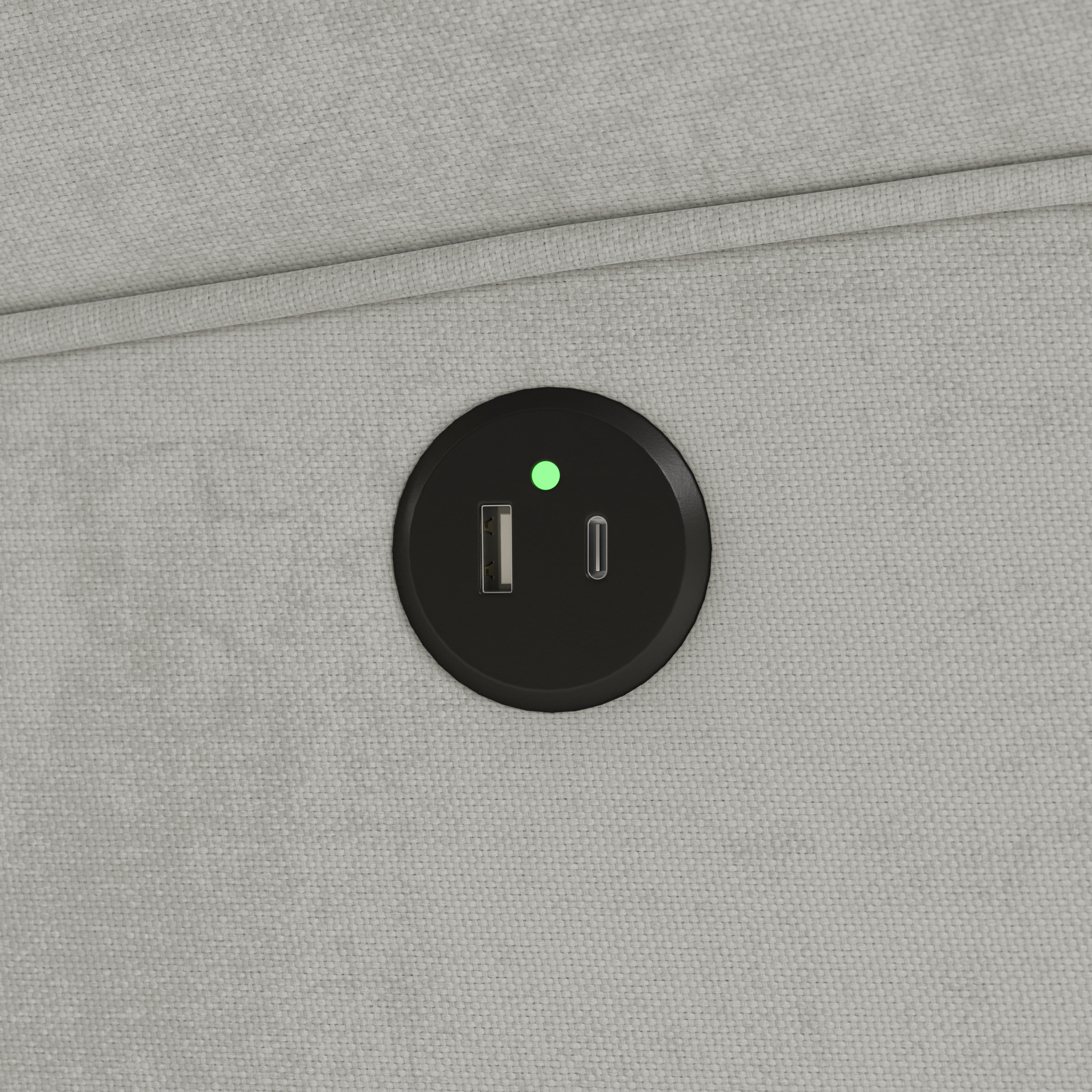 Storkcraft® Serenity Wingback Upholstered Recliner Glider.