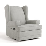 Storkcraft® Serenity Wingback Upholstered Recliner Glider.