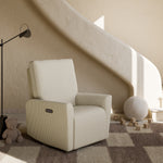 Storkcraft® Santorini® Deluxe Power Recliner Swivel Glider.