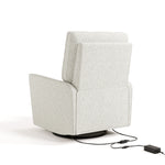Storkcraft® Santorini® Deluxe Power Recliner Swivel Glider.