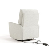 Storkcraft® Santorini® Deluxe Power Recliner Swivel Glider.
