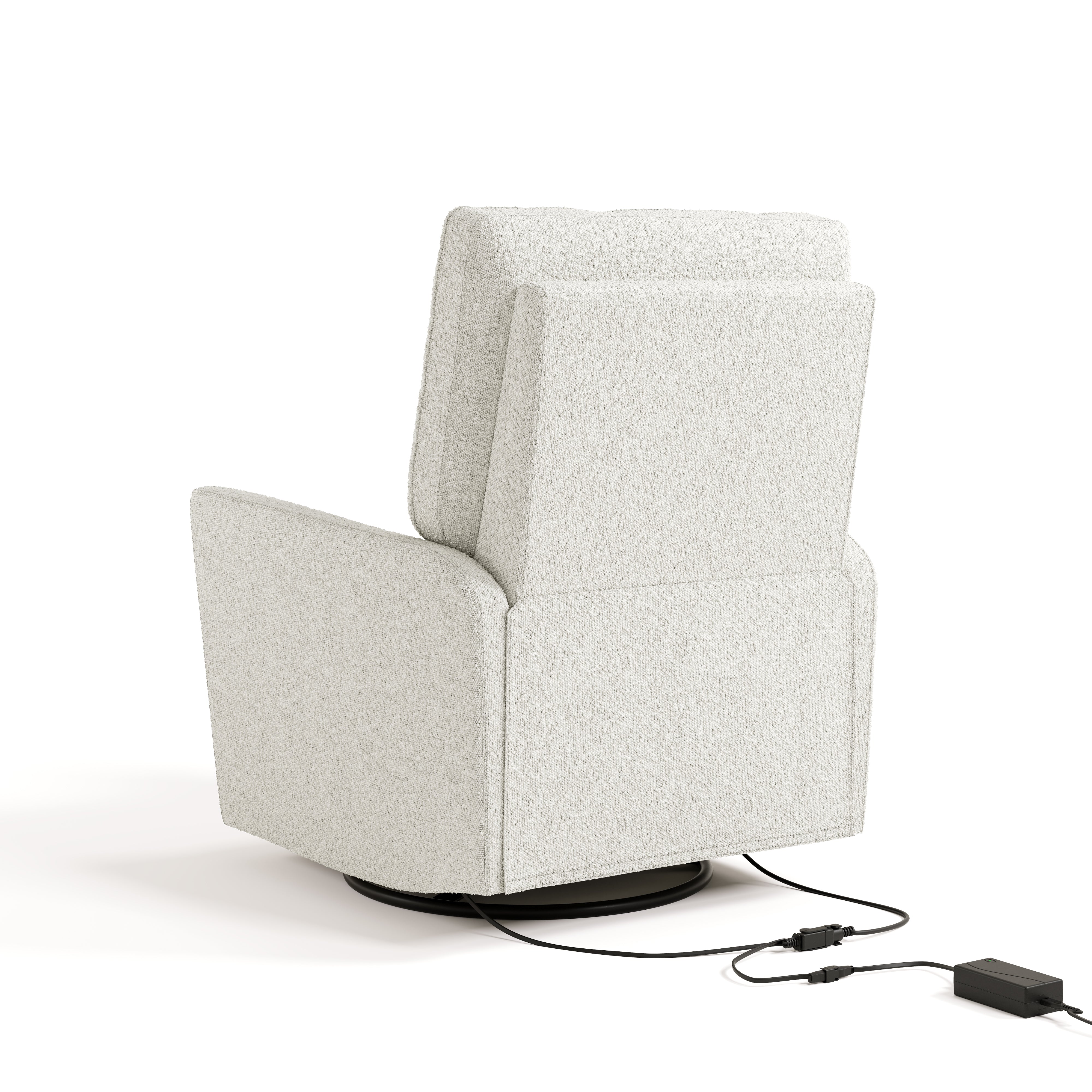 Storkcraft® Santorini® Deluxe Power Recliner Swivel Glider.