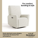 Santorini ivory boucle glider style callout