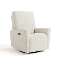 Storkcraft® Santorini® Deluxe Power Recliner Swivel Glider.
