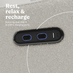 Graco® Teddi® Power Recliner and Swivel Glider with USB.