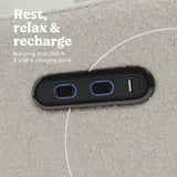 Graco® Teddi® Power Recliner and Swivel Glider with USB.