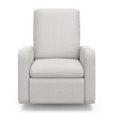Teddi steel basketweave power recliner front view