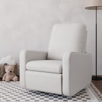 Teddi steel basketweave power recliner in nursery