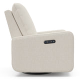 Teddi dune basketweave power recliner side view
