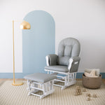 Storkcraft® Premium Hoop® Glider & Ottoman.