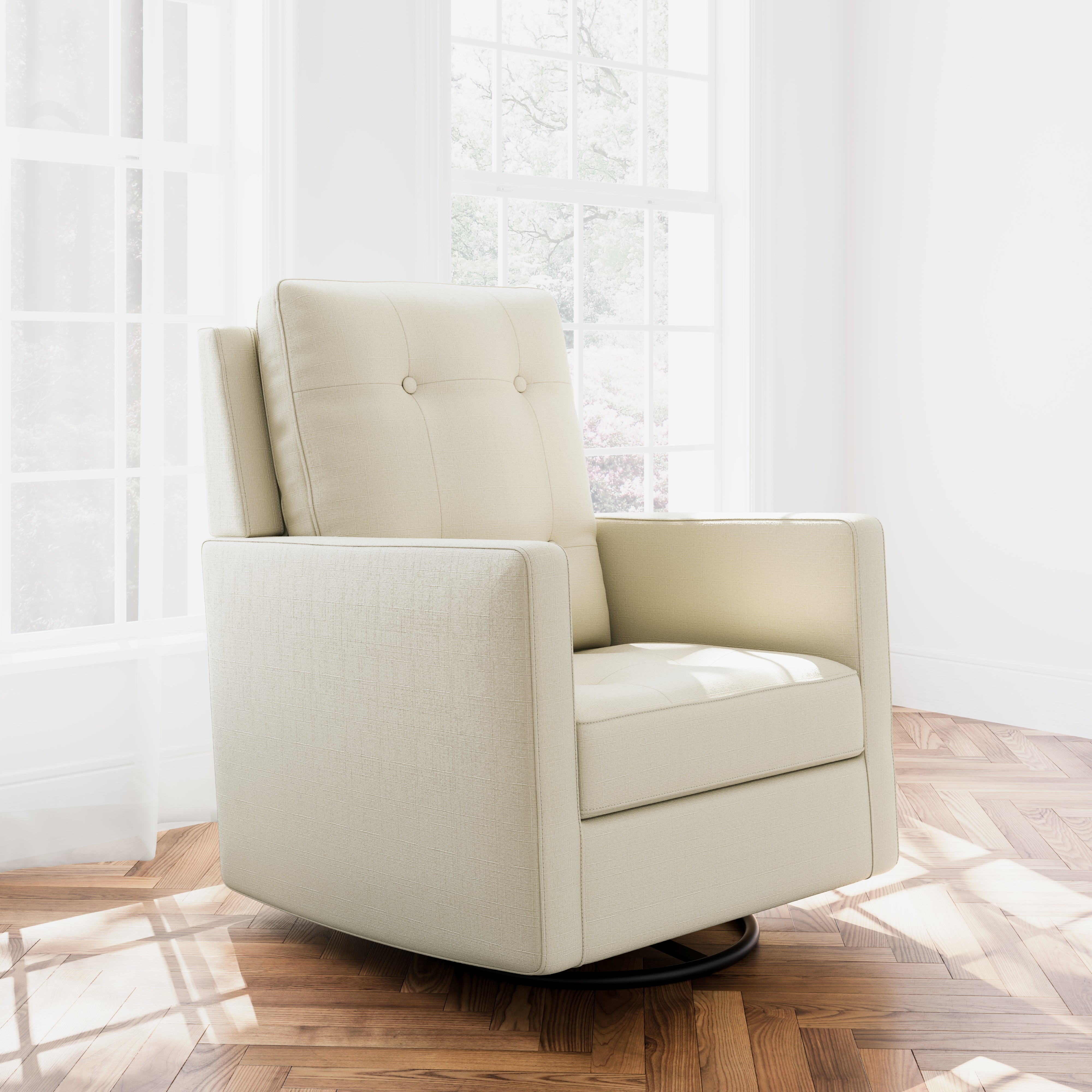 Storkcraft® Beckett™ Swivel Glider.