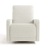 Kyoto ivory boucle wide recliner front view