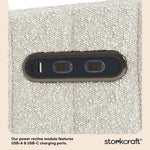 Storkcraft® Kyoto Deluxe Extra-Wide Nursery Power Recliner Swivel Glider.