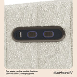 Storkcraft® Kyoto Deluxe Extra-Wide Nursery Power Recliner Swivel Glider.