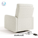 Storkcraft® Kyoto Deluxe Extra-Wide Nursery Power Recliner Swivel Glider.